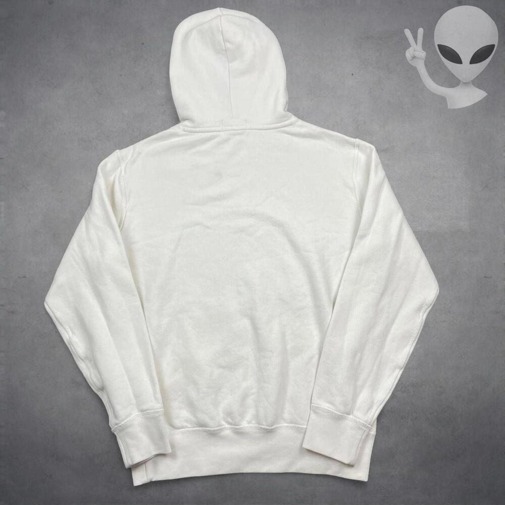 Polo Ralph Lauren Hoodie Small White Big Pony Pullover Sweatshirt Preppy - Picture 4 of 4